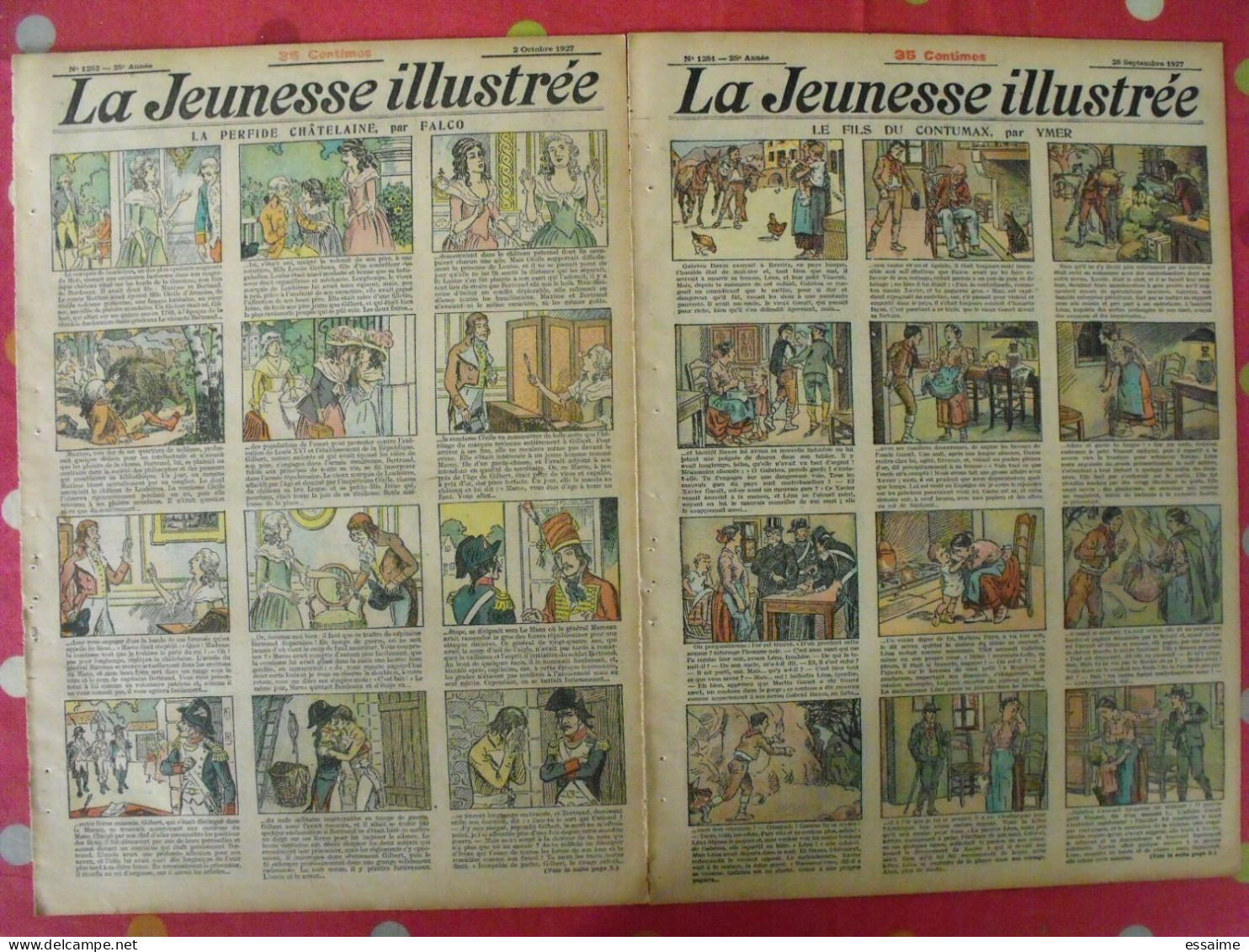 12 n° de La Jeunesse illustrée de 1928. à redécouvrir