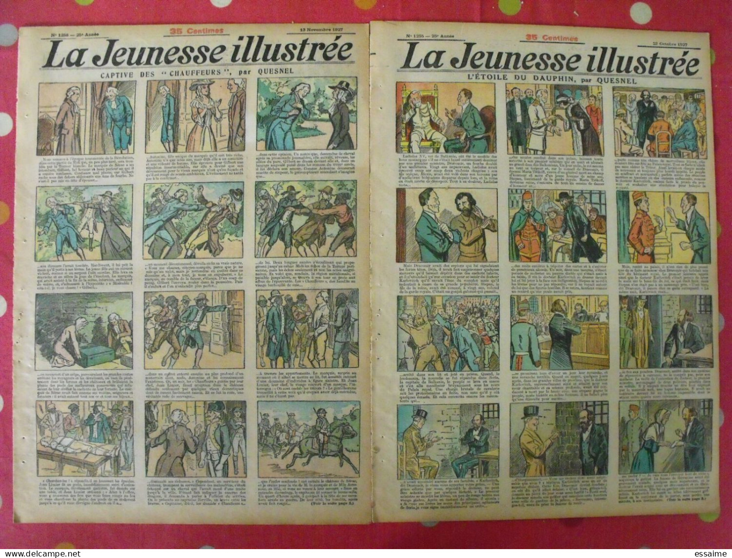 12 n° de La Jeunesse illustrée de 1928. à redécouvrir