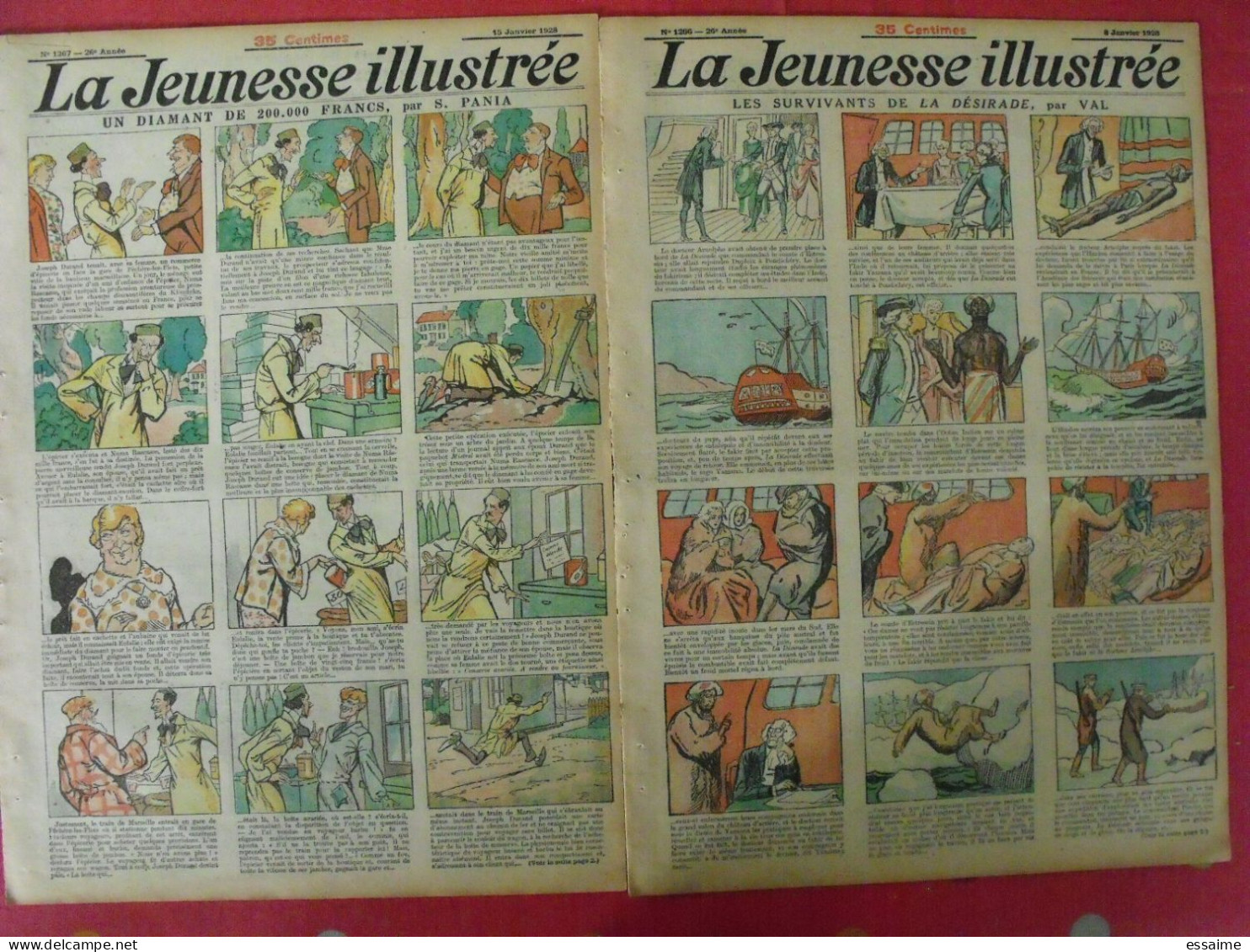 14 n° de La Jeunesse illustrée de 1927-28. à redécouvrir