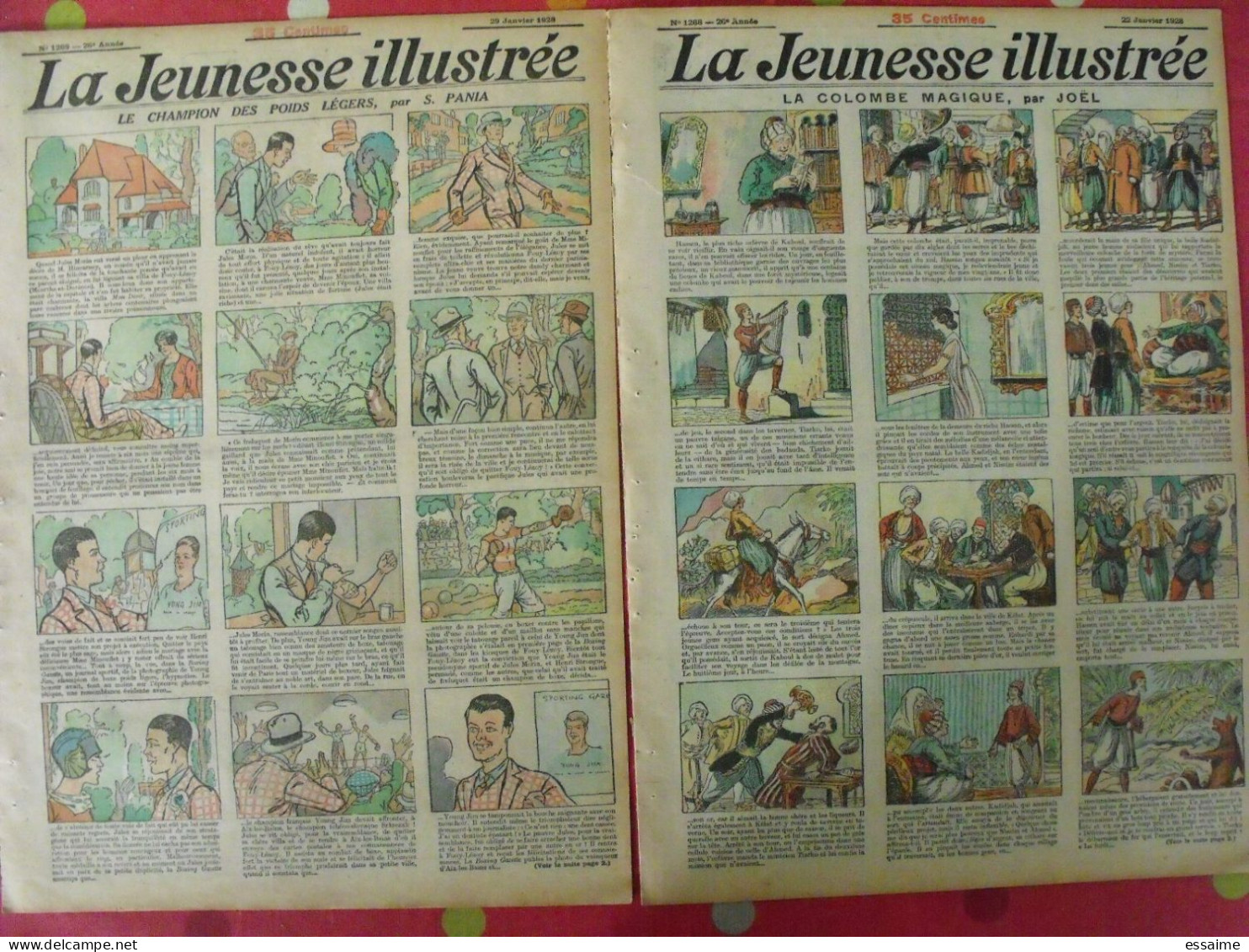 14 n° de La Jeunesse illustrée de 1927-28. à redécouvrir