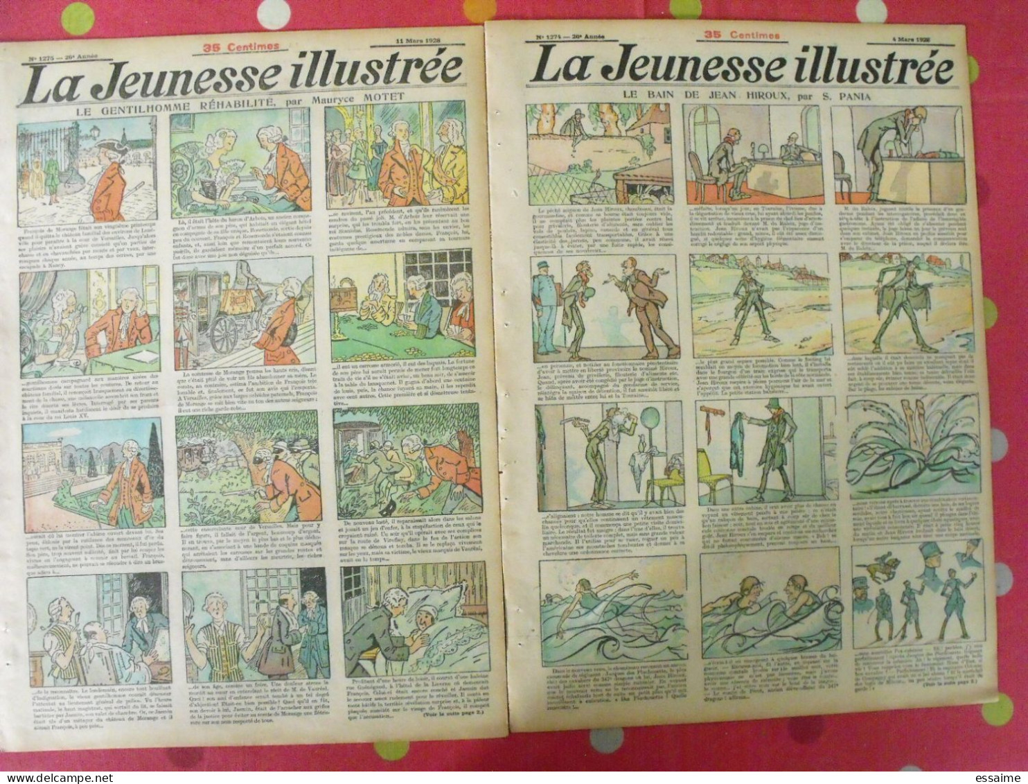 14 n° de La Jeunesse illustrée de 1927. à redécouvrir