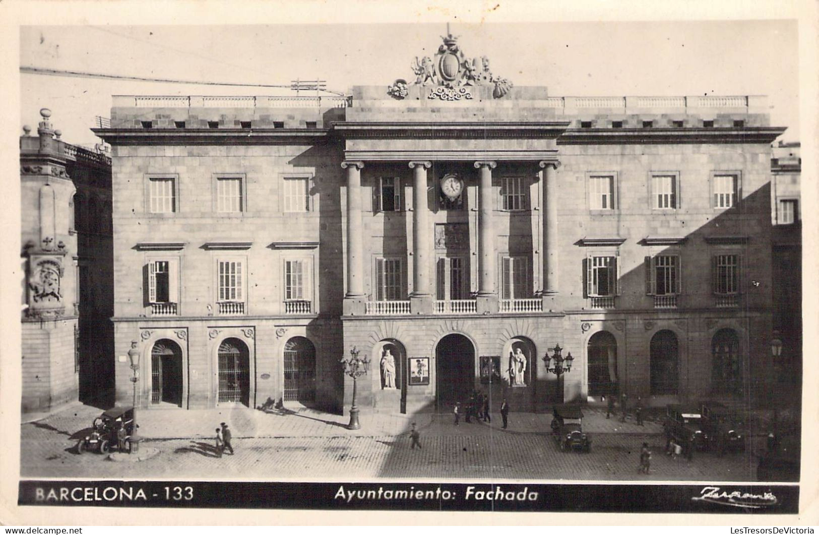 ESPAGNE - Barcelona - Ayuntamiento : Fachada - Carte Postale Ancienne - Barcelona