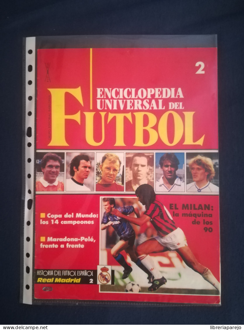 ENCICLOPEDIA UNIVERSAL DEL FUTBOL FASCÍCULO 2 CONTRAPORTADA PÓSTER DEL FÚTBOL CLUB BARCELONA 1991 - Unclassified