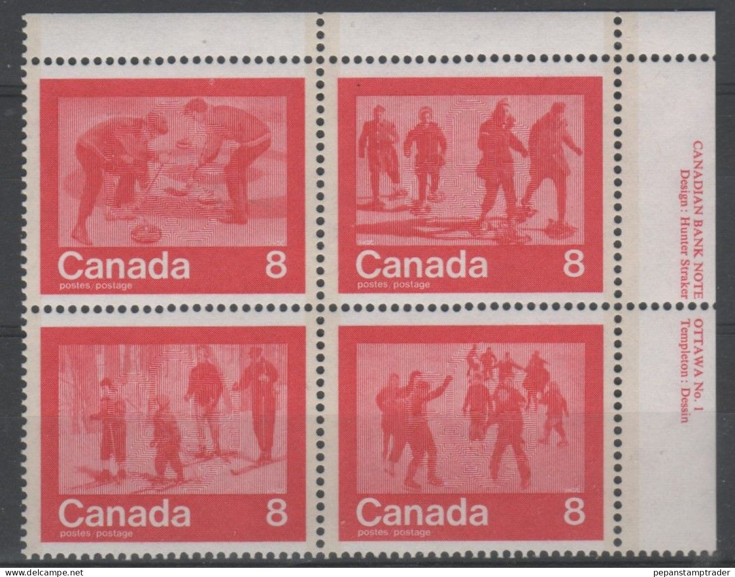 Canada - #647a - MNH PB - Numeri Di Tavola E Bordi Di Foglio