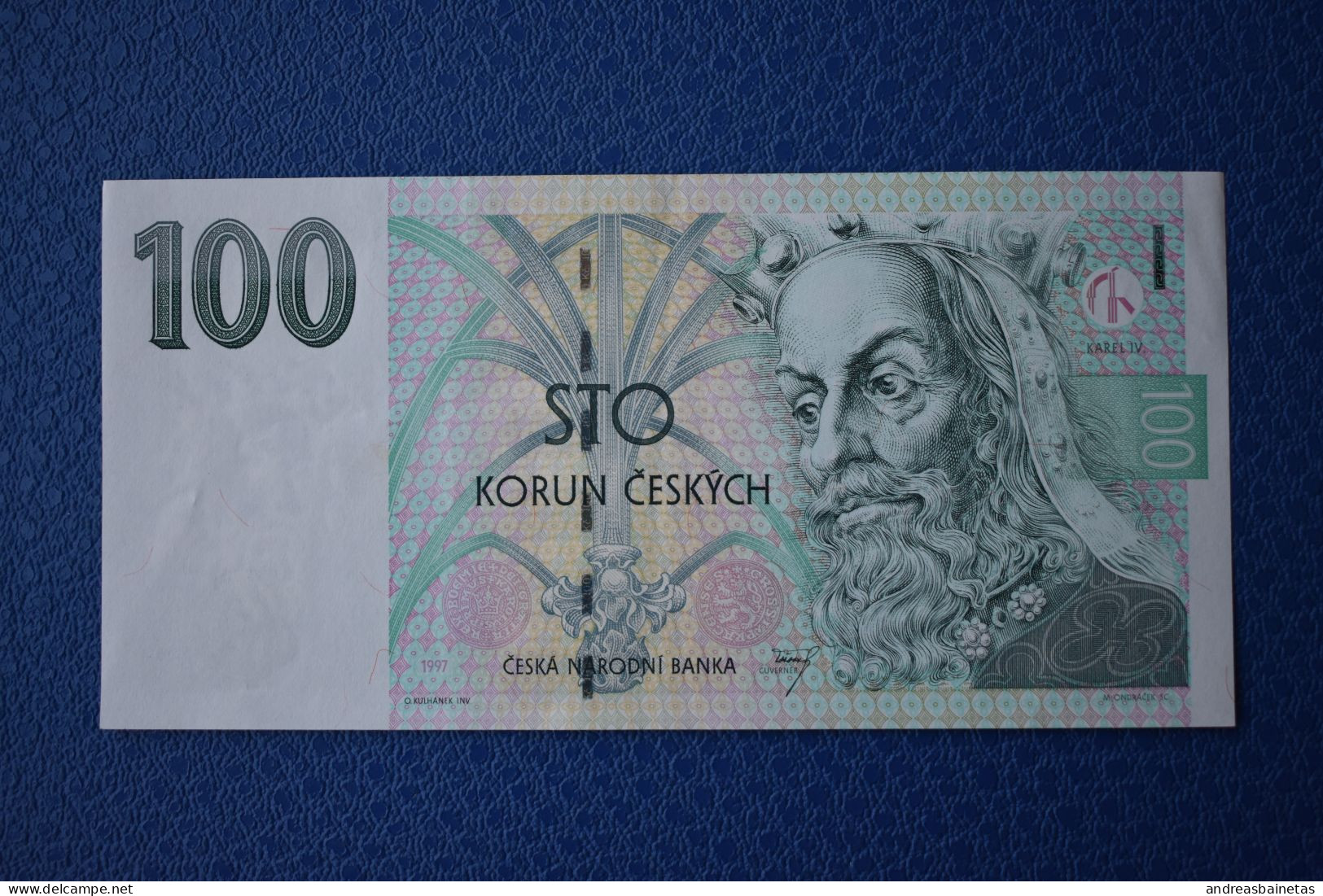 Banknotes  Czech Republic 100 Korun 1997 P# 18 Prefix H - Tchéquie