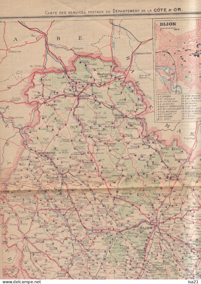 Almanach Des Postes Et Des Télégraphes, 1959: La Gelinotte, Département De La Côte D'Or. - Grand Format : 1941-60