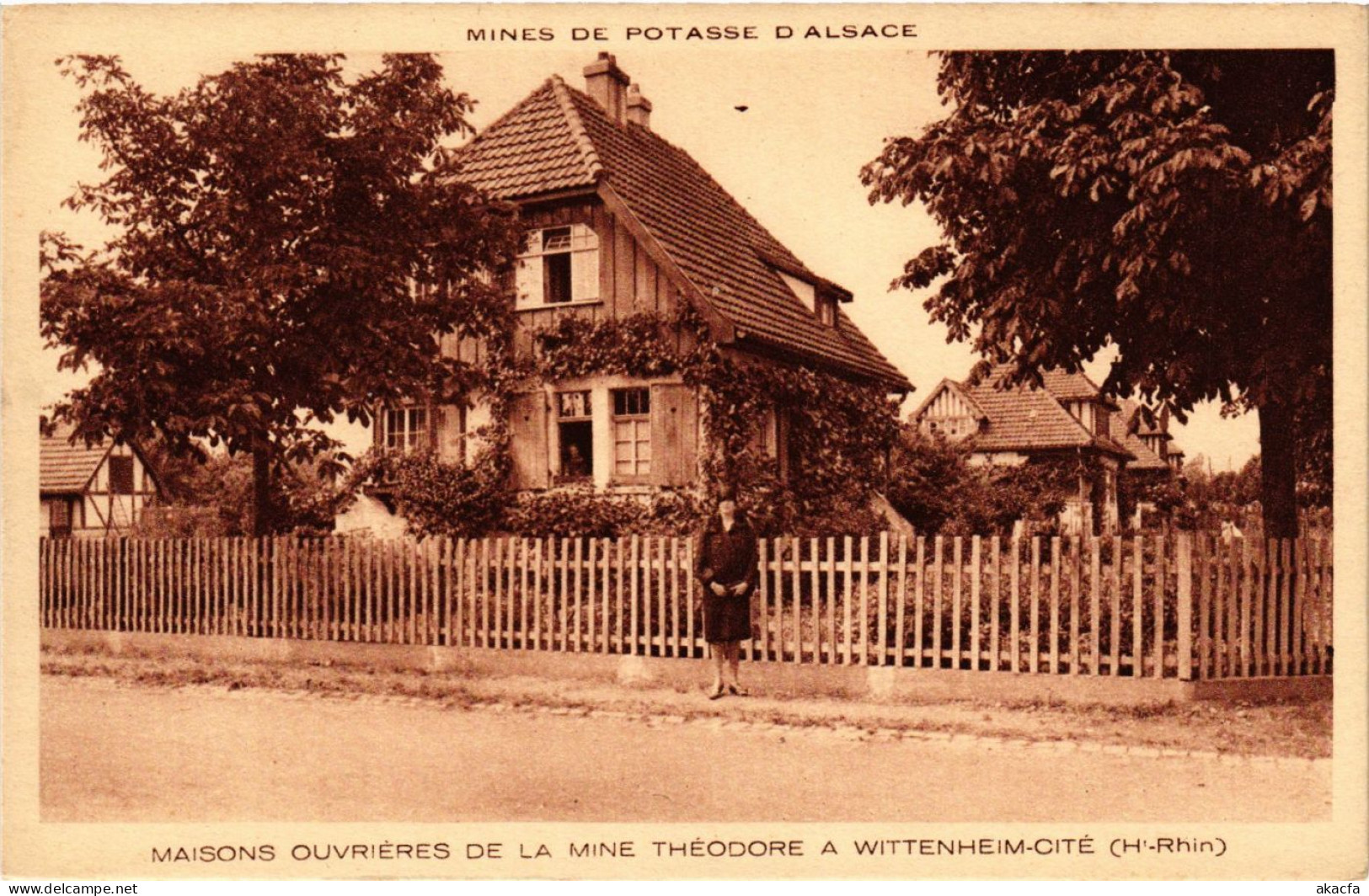 CPA AK Maisons Ouvrieres De Mine Theodore A Wittencheim-Cite (353798) - Wittenheim