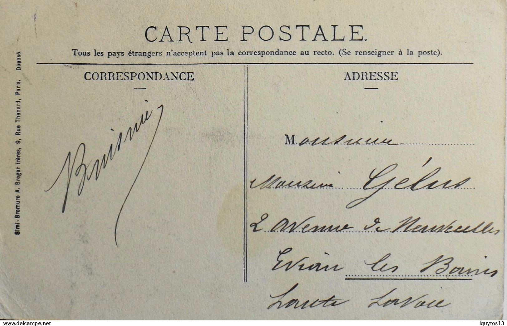 CPA. Métiers > Mines > LA MINE Et LES MINEURS - TYPE DE MINEUR - Tampon Daté 1907 - TBE - Mines