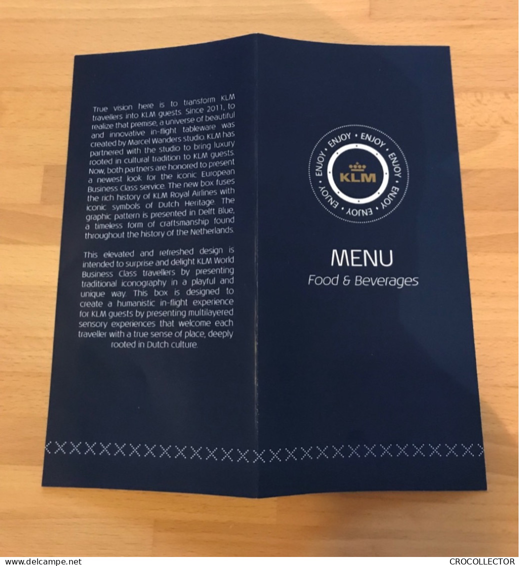 KLM Menu V00.410 - Menükarten