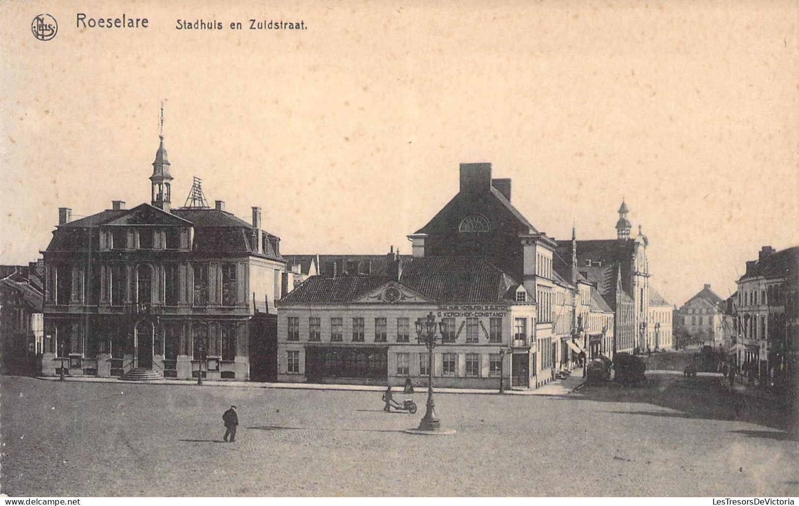 BELGIQUE - ROESELARE - Stadhuis En Zuldstraat - Carte Carnet - Carte Postale Ancienne - Röselare