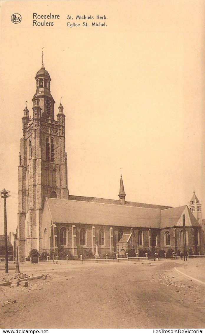 BELGIQUE - ROESELARE - Eglise St Michel - Carte Postale Ancienne - Röselare