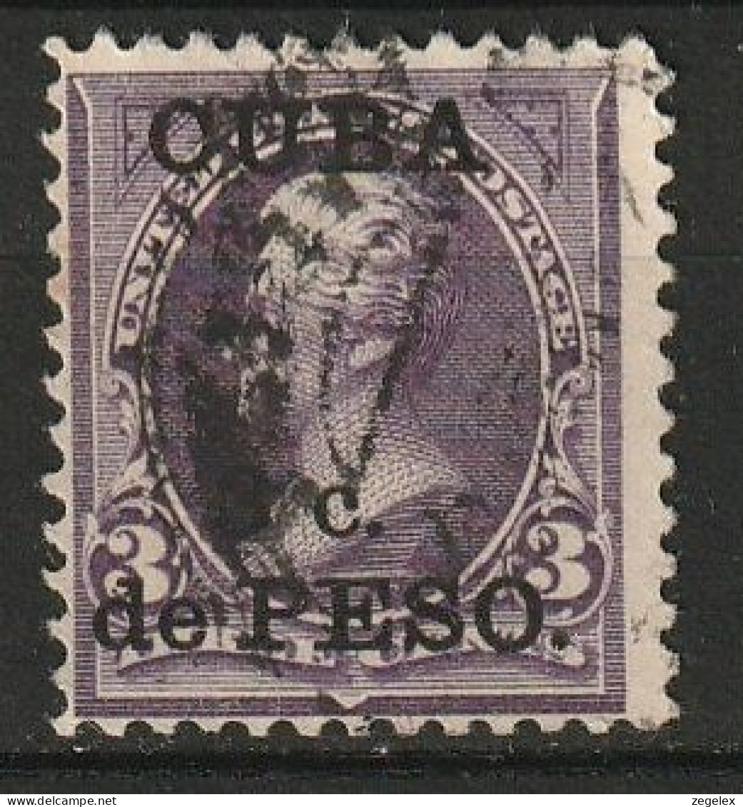 Cuba 1899 3c On 3c Used Scott 224. - Cuba