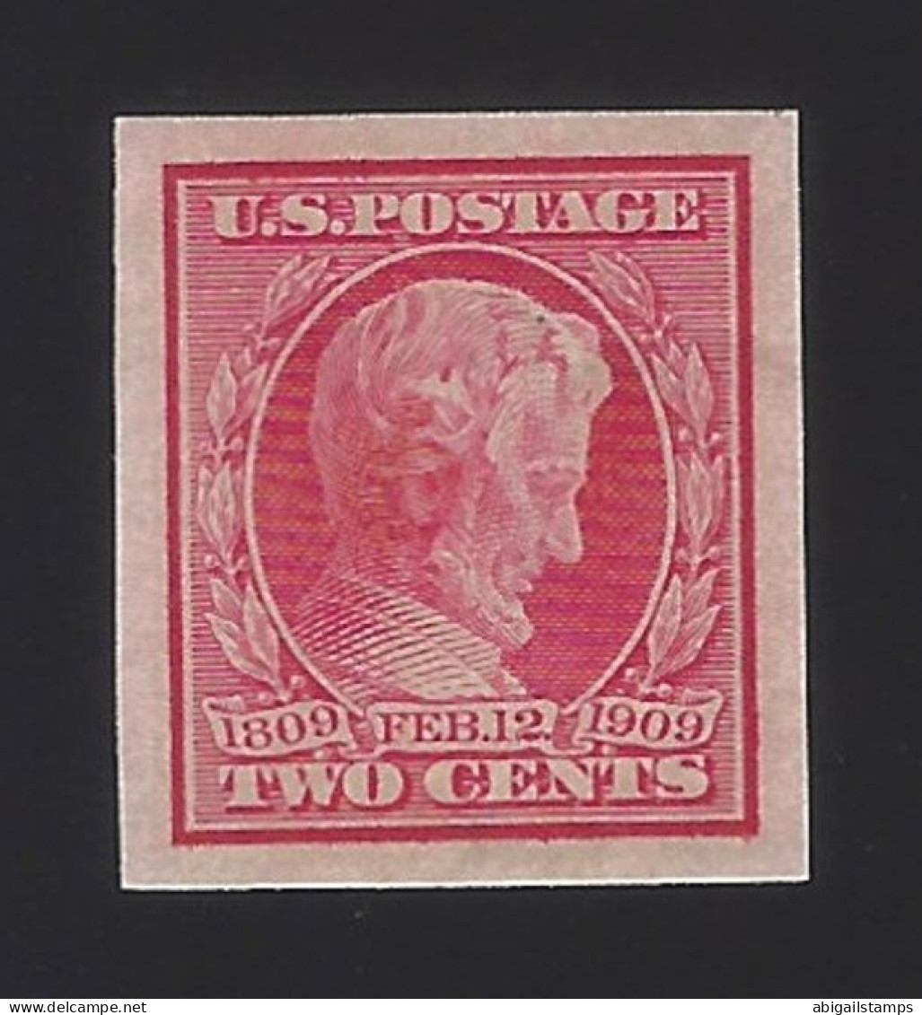 US #368 1909 Carmine Imperf Wmk 191 MNH VF SCV $27.50 - Neufs