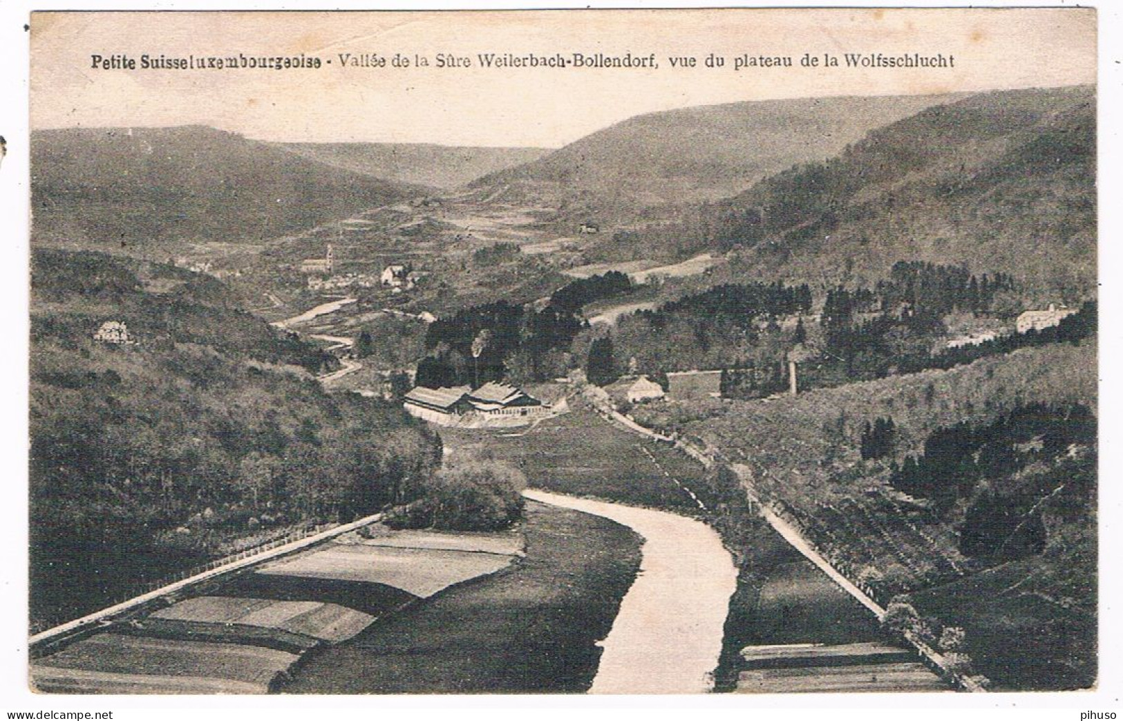 L-3044  WEILERBACH-BOLLENDORF : Vue De Plateau De La Wolfsschlucht - Berdorf