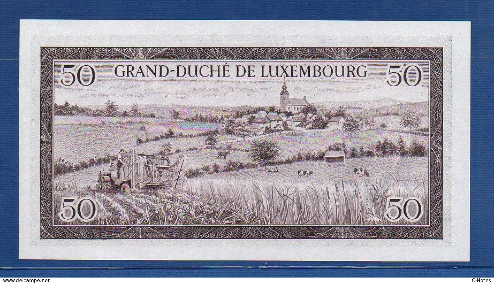 LUXEMBOURG - P.51 – 50 Francs 1961 UNC, S/n C978578 - Luxembourg