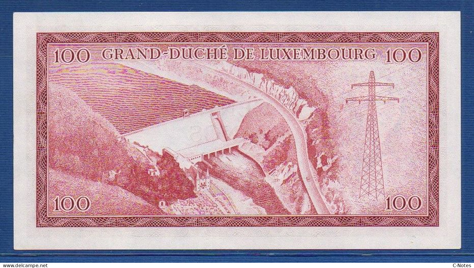 LUXEMBOURG - P.52 – 100 Francs 1963 UNC, S/n C088435 - Lussemburgo