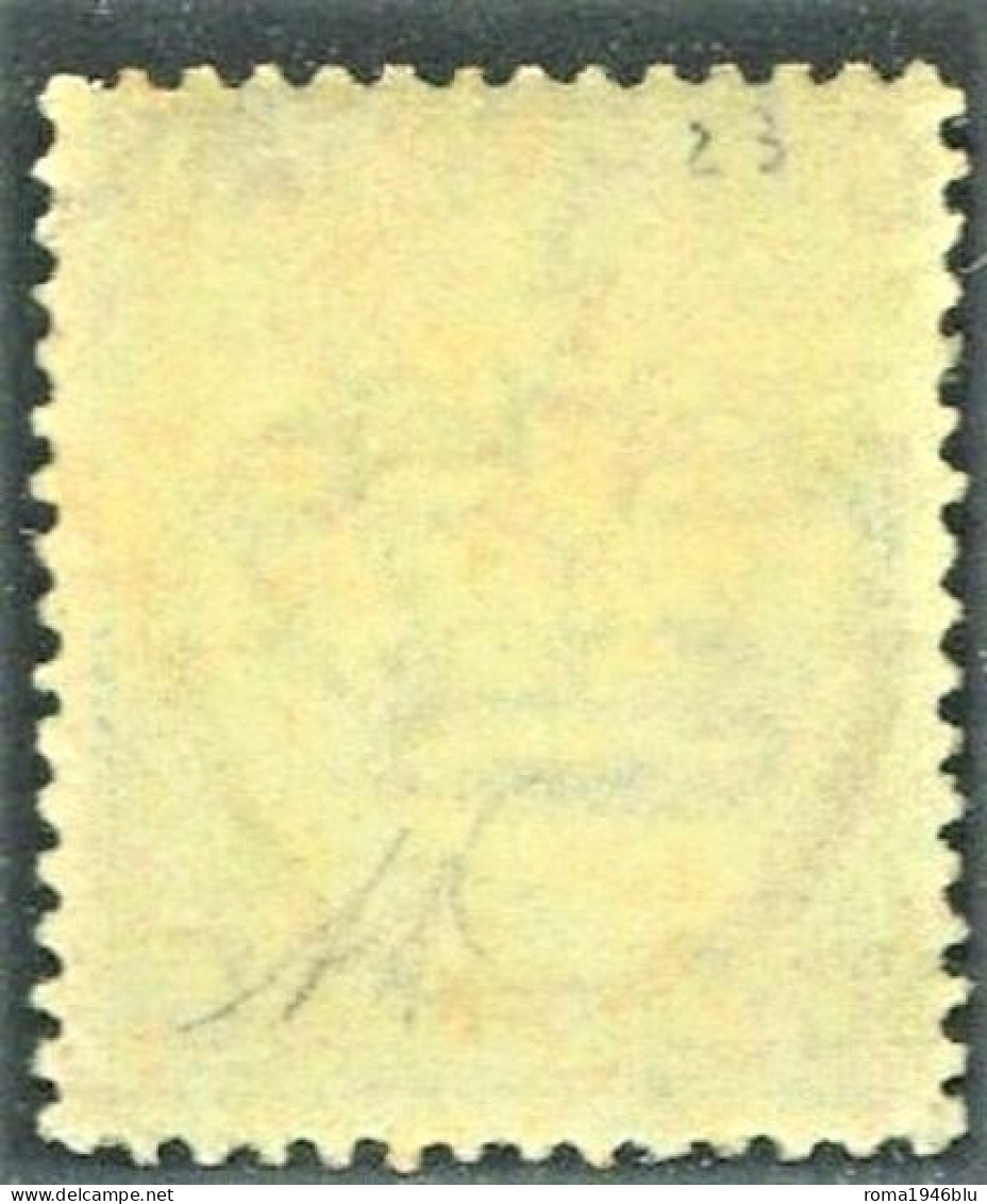 REGNO 1865 20 C. SU 15 C. I TIPO SASSONE N. 23  * GOMMA ORIGINALE  F.TO DIENA - Ungebraucht