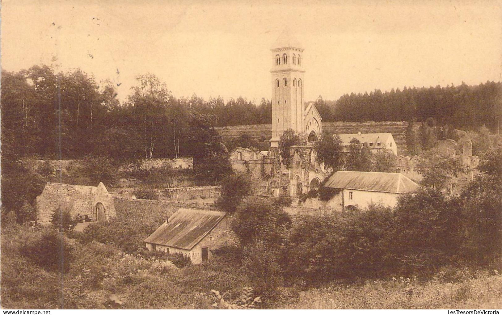 BELGIQUE - ORVAL - Abbaye D'Orval - Vue De L'Abbaye - Carte Postale Ancienne - Otros & Sin Clasificación