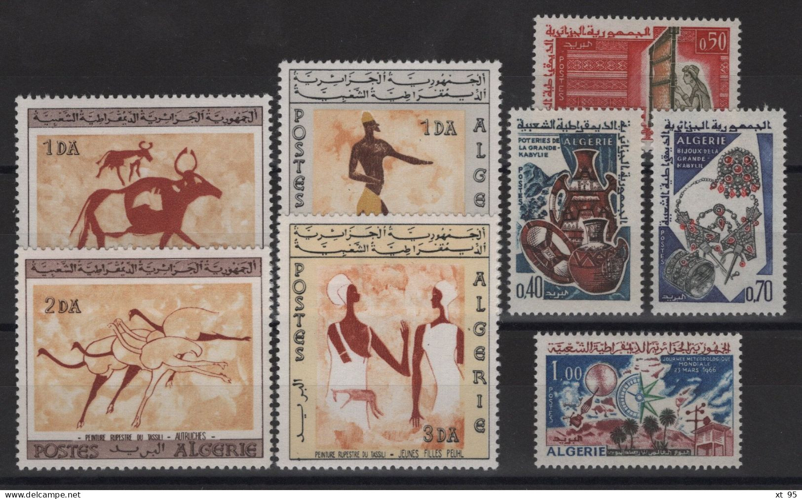 Algerie - N°414 à 421 - Cote 43.45€ - ** Neufs Sans Charniere - Algerien (1962-...)