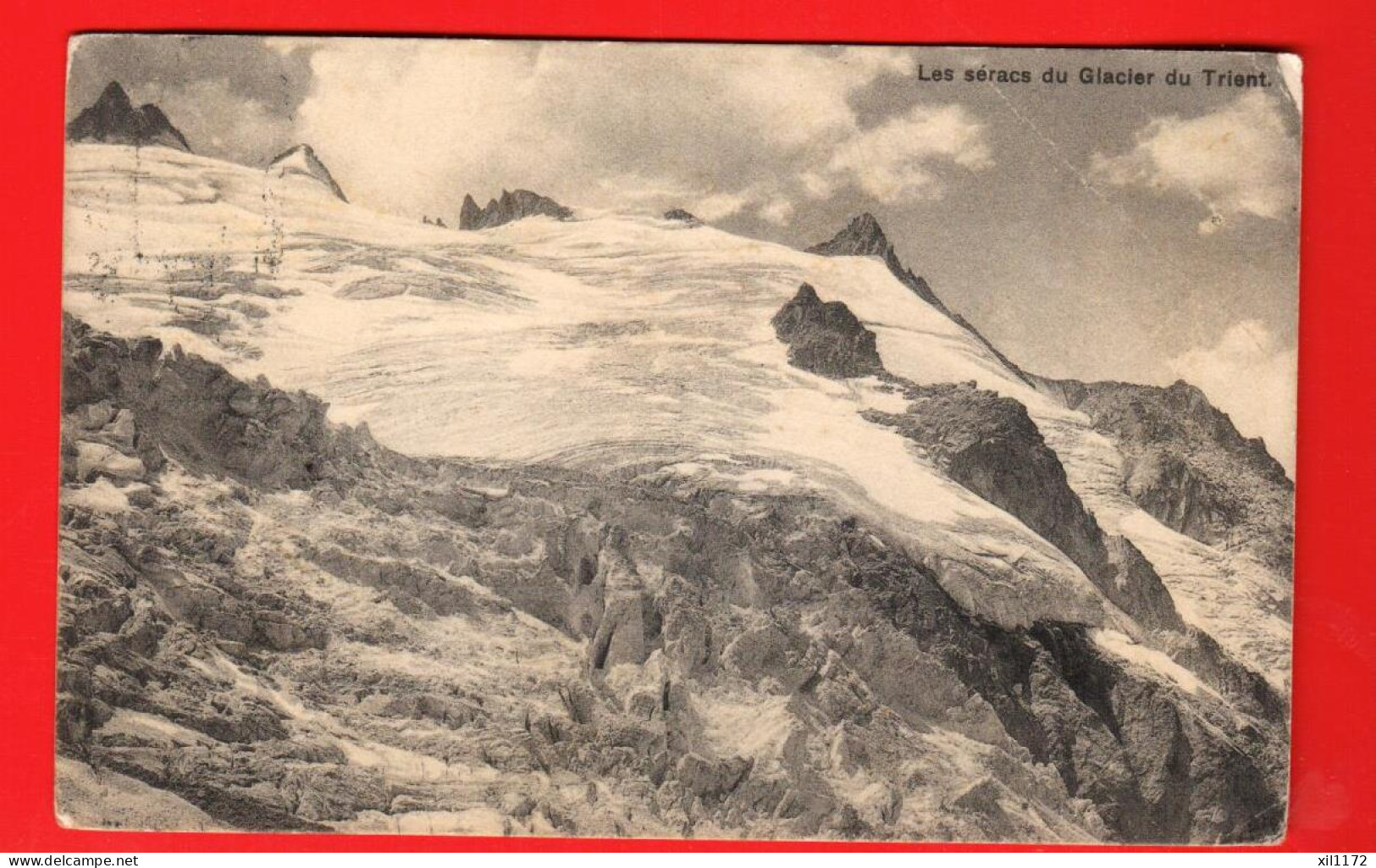 HA3-22  Les Séracs Du Glacier Du Trient.  Circulé 1913  Simpson 1403 - Trient