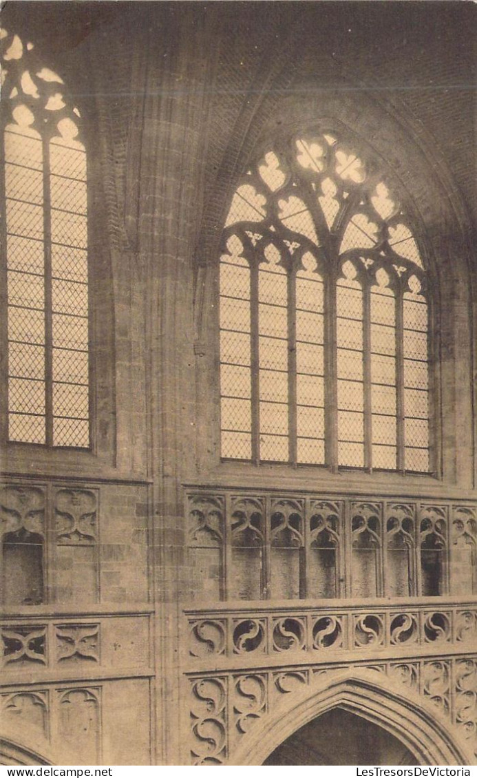 BELGIQUE - ST HUBERT - L'Eglise Abbatiale - Triforium Et Clair étage Du Coté Nord - Carte Postale Ancienne - Saint-Hubert