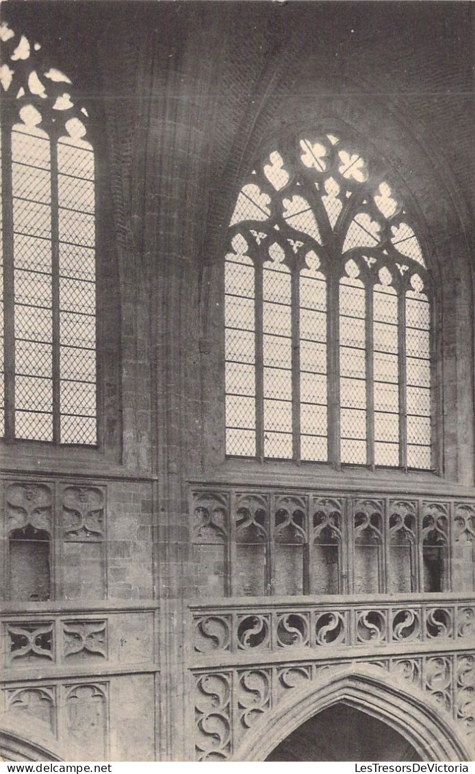 BELGIQUE - ST HUBERT - L'Eglise Abbatiale - Triforium Et Clair étage Du Coté Nord - Carte Postale Ancienne - Saint-Hubert