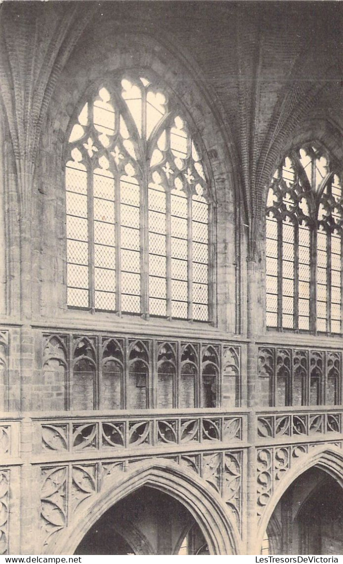 BELGIQUE - ST HUBERT - L'Eglise Abbatiale - Triforium Et Clair étage Du Coté Nord - Carte Postale Ancienne - Saint-Hubert