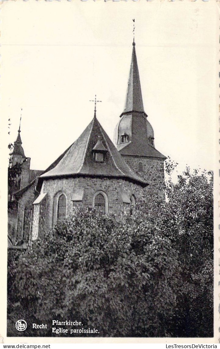 BELGIQUE - RECHT - Eglise Paroissiale - Carte Postale Ancienne - Other & Unclassified