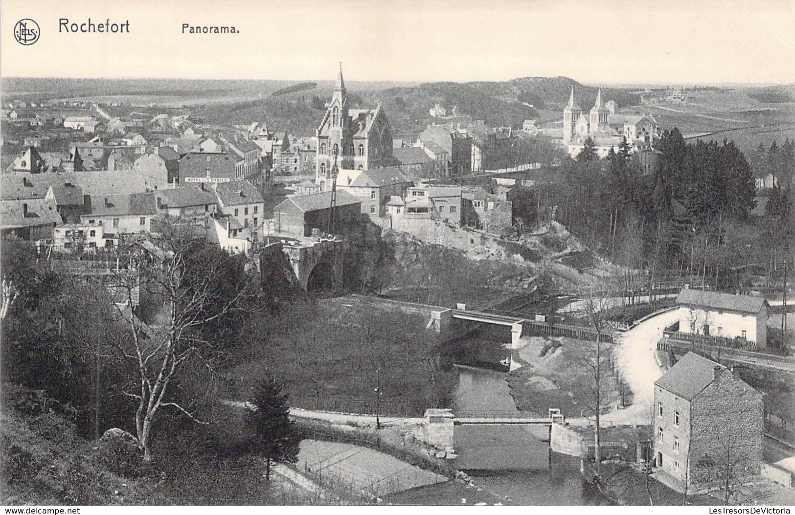 BELGIQUE - ROCHEFORT - Panorama - Editeur G Emans Deseille - Carte Postale Ancienne - Rochefort