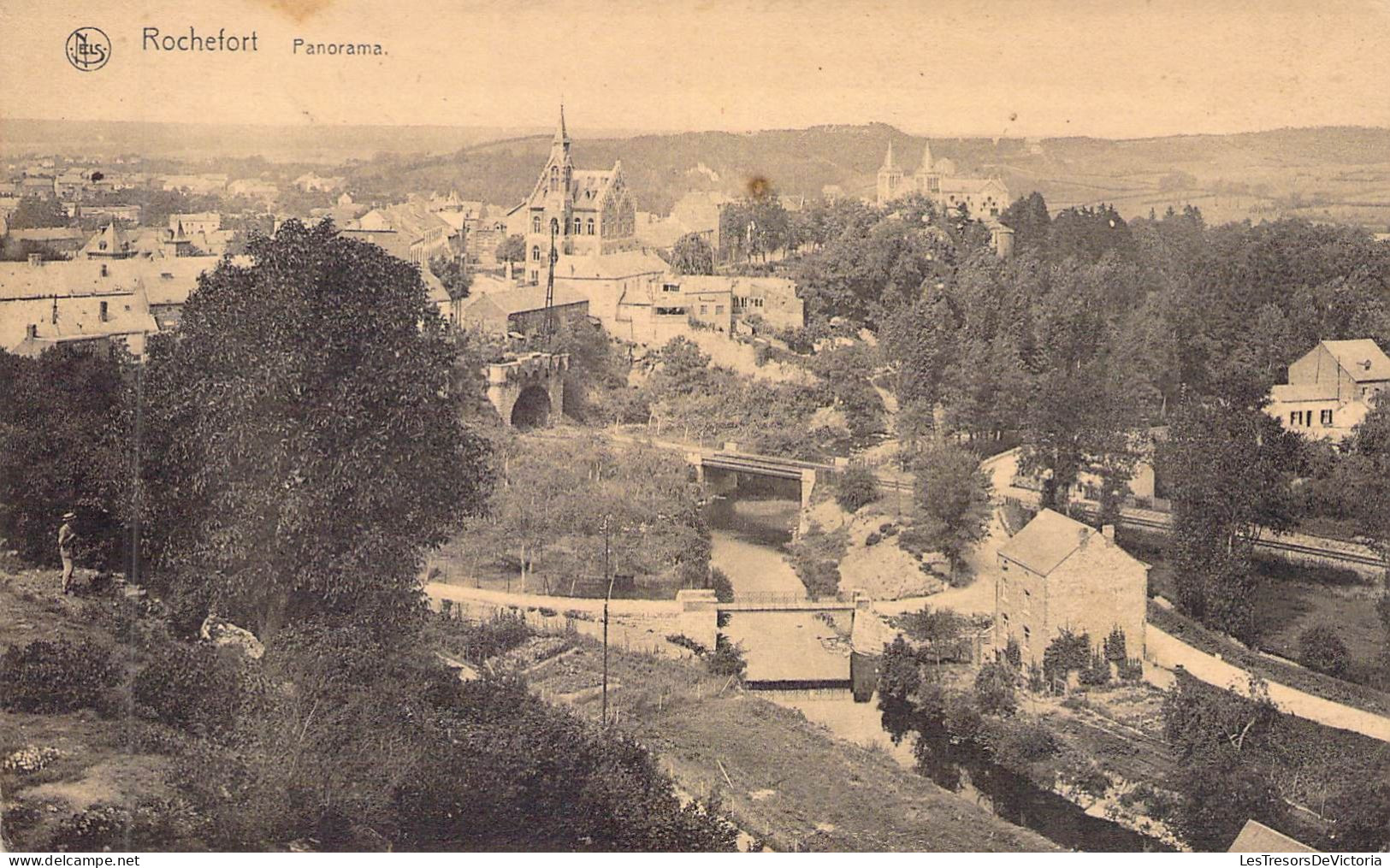 BELGIQUE - ROCHEFORT - Panorama - Carte Postale Ancienne - Rochefort