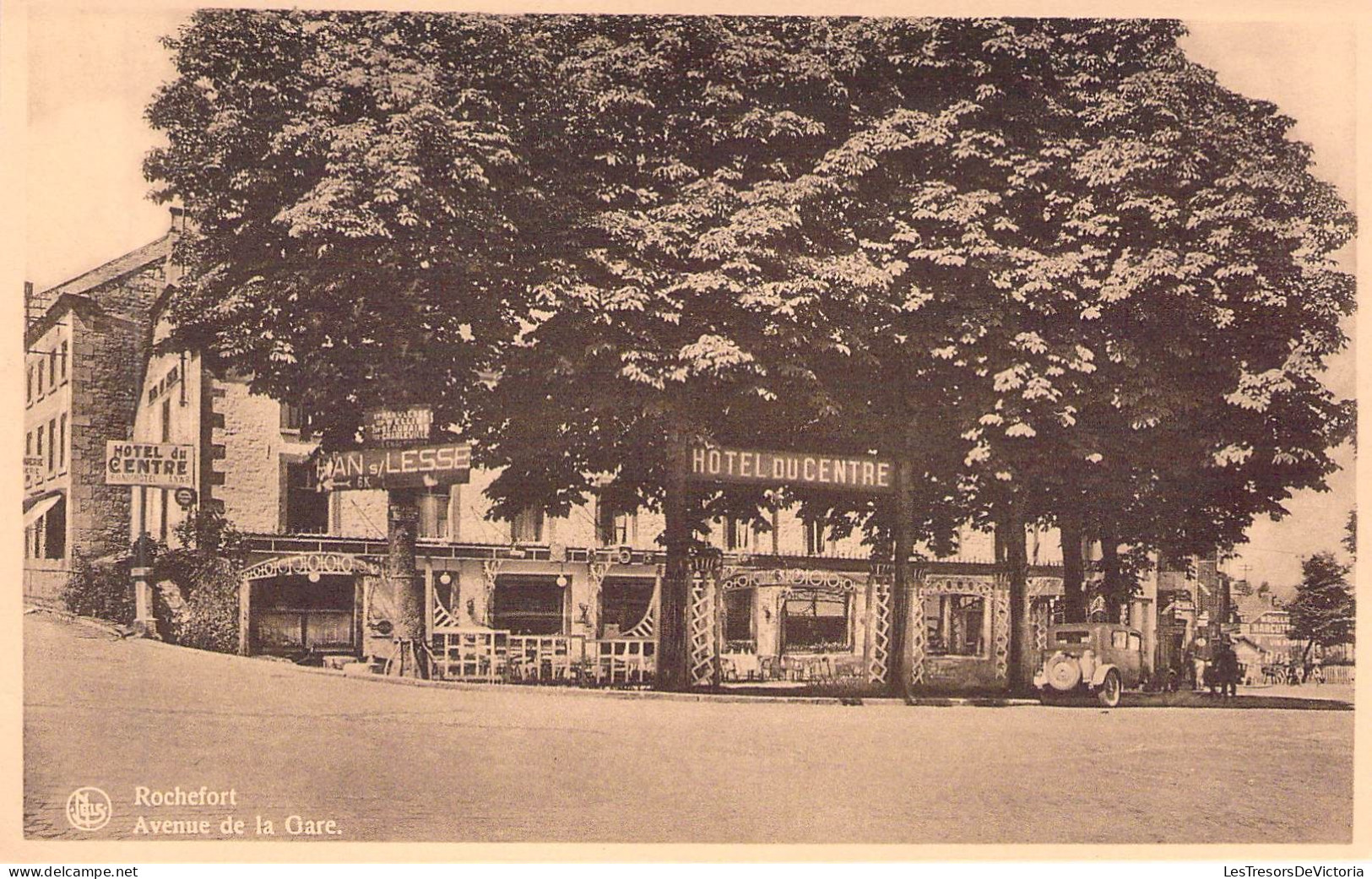 BELGIQUE - ROCHEFORT - Avenue De La Gare - Carte Postale Ancienne - Rochefort