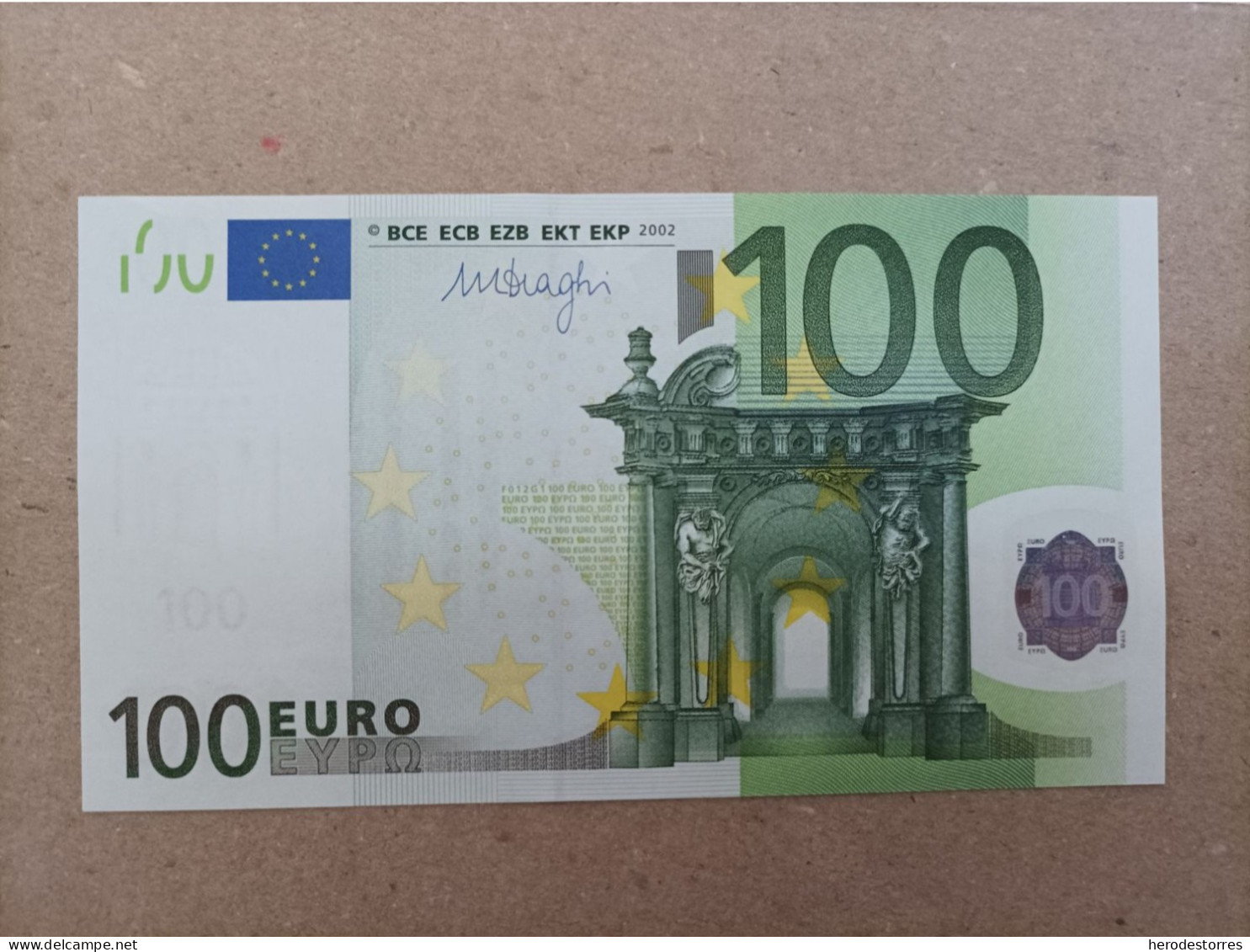 100 EURO AUSTRIA(N) F012, DRAGHI, UNCIRCULATED - 100 Euro