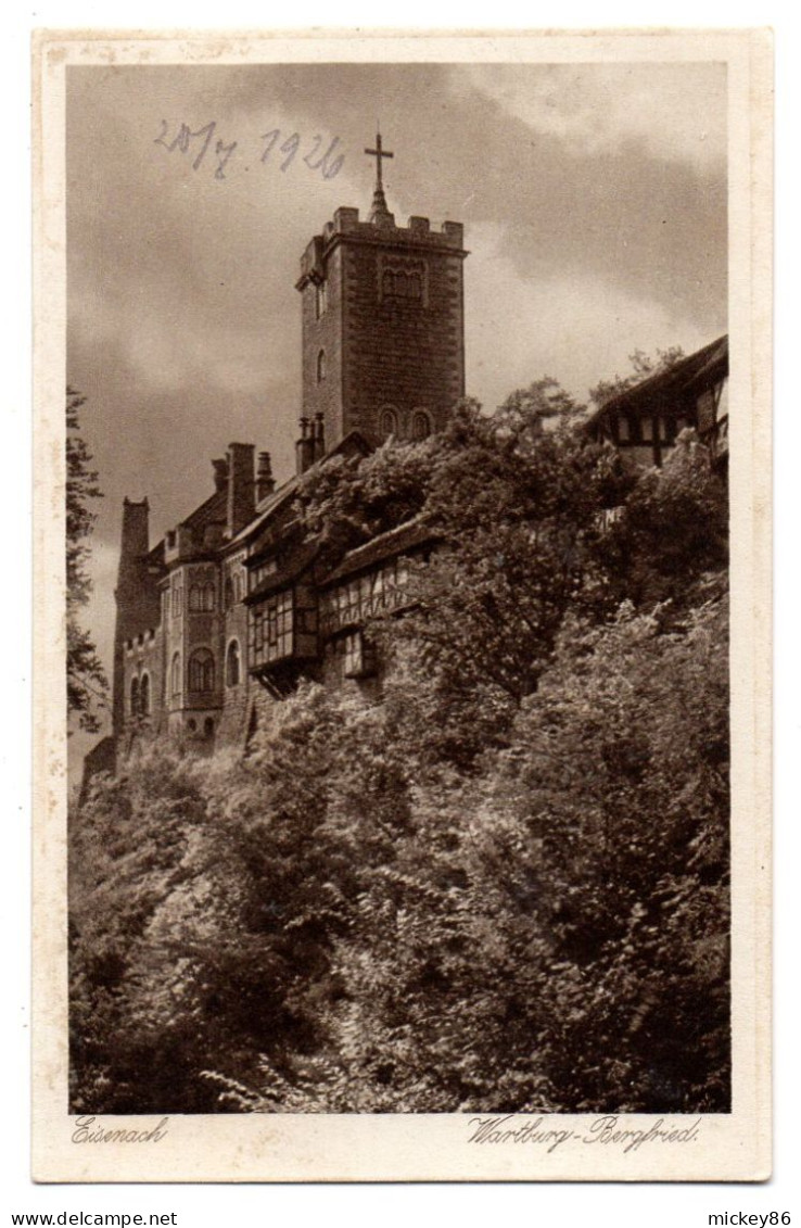Allemagne--EISENACH --  Wartburg-- Bergfried............................. - Eisenach