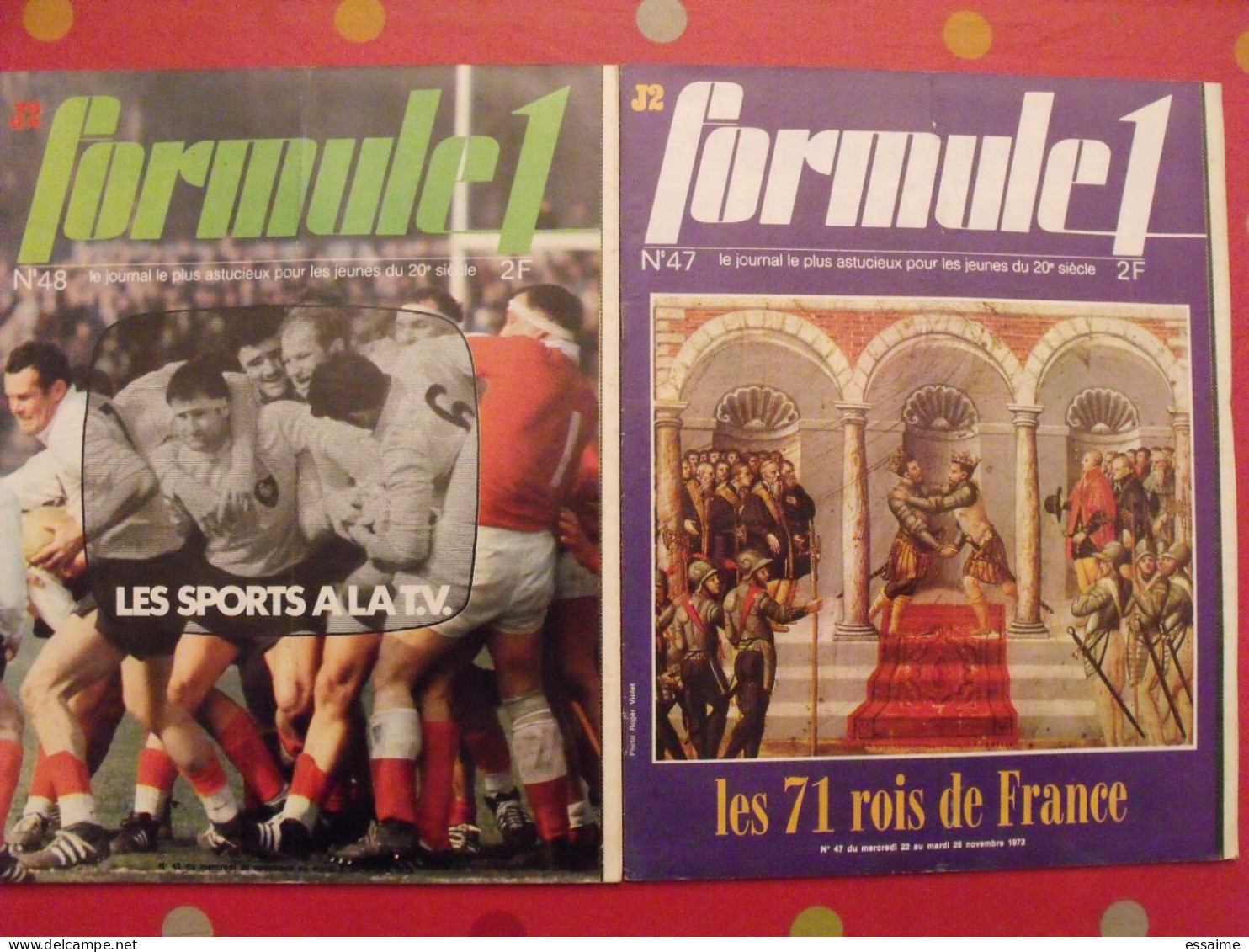 2 N° J2 Formule 1. 1972. à Redécouvrir - Andere & Zonder Classificatie