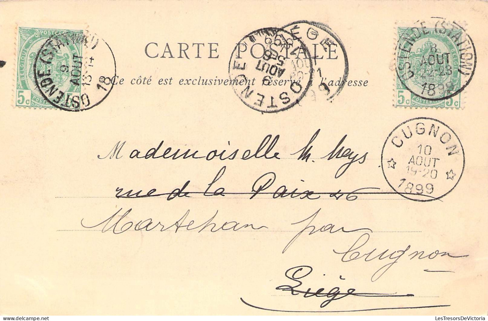 BELGIQUE - OSTENDE - Le Phare Et La Digue De Mer - Carte Postale Ancienne - Oostende