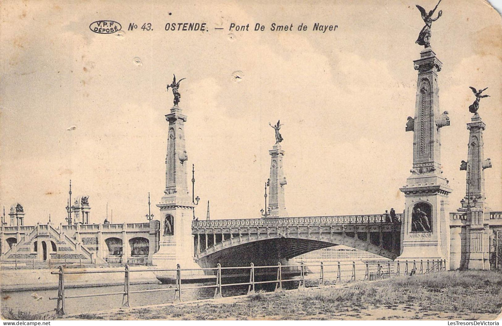 BELGIQUE - OSTENDE - Pont De Smet De Nayer - Carte Postale Ancienne - Oostende