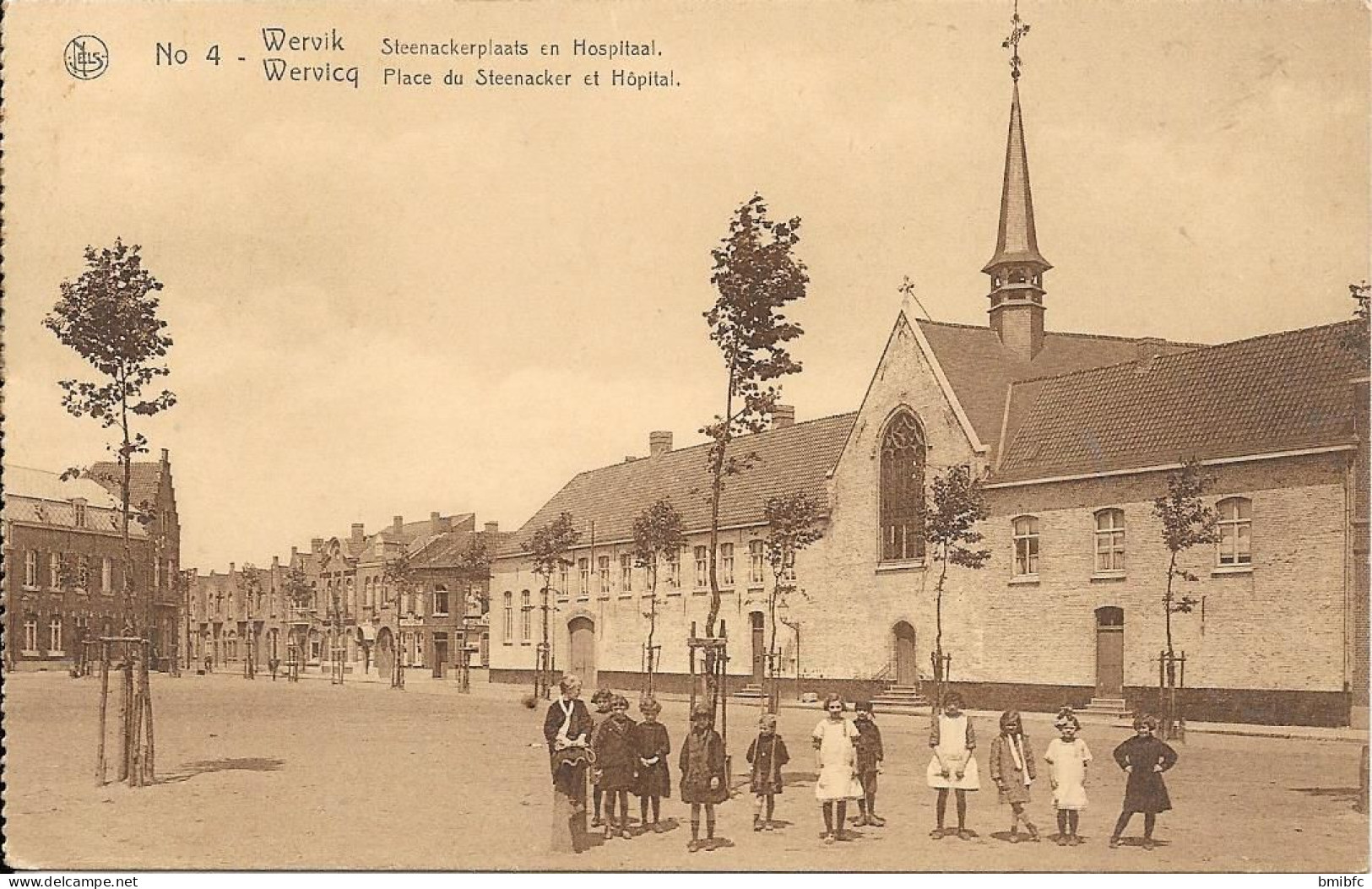 WERVICQ - Place Du Steenacker Et Hôpital - Wervik