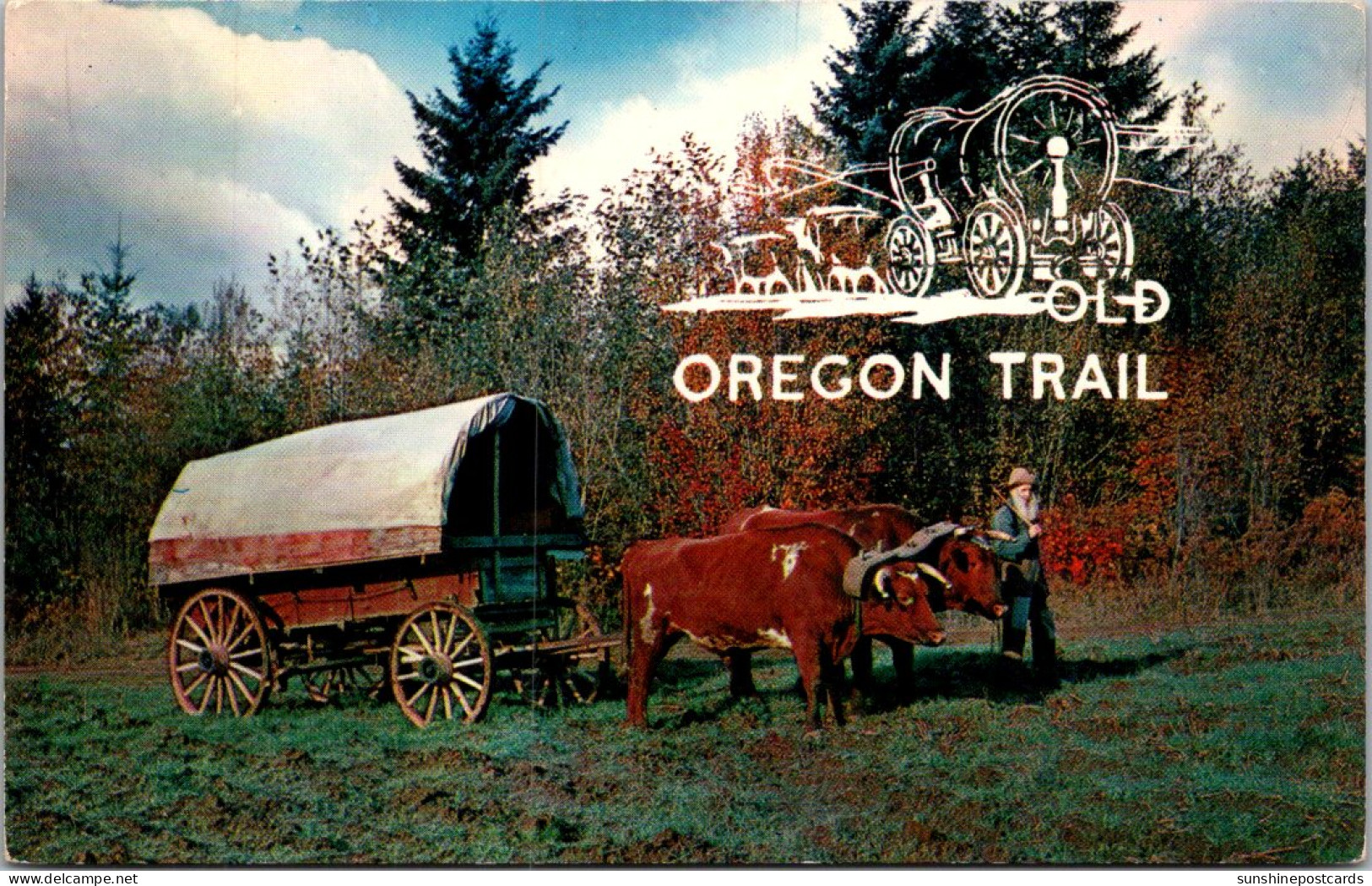 Wagons Used By Pioneers Of The Pacific Northwest Blazin' The Old Oregon Trail - Sonstige & Ohne Zuordnung