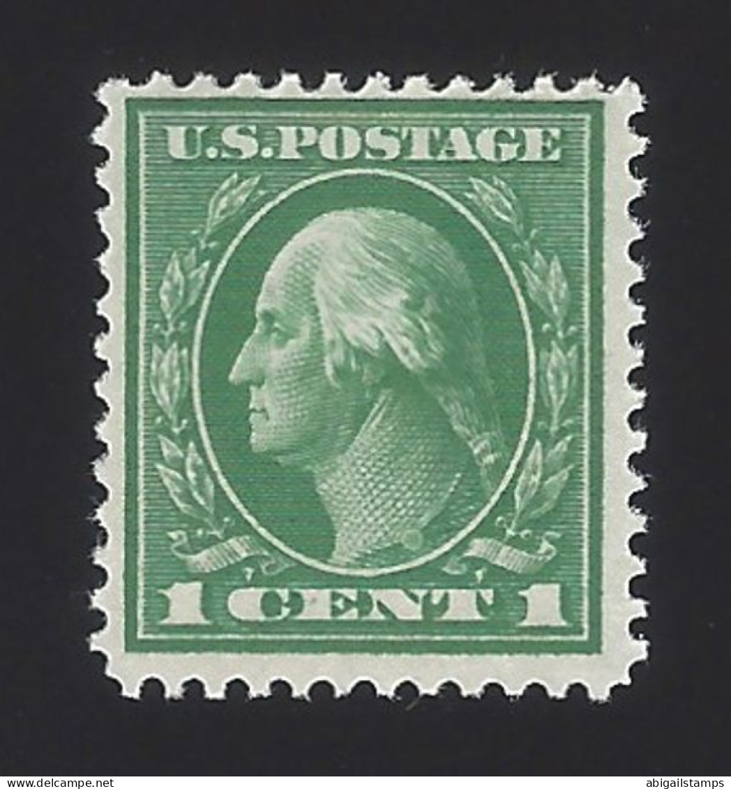 US #405 1912-14 Green Perf 12 Wmk 190 MNH F-VF SCV $15 - Unused Stamps