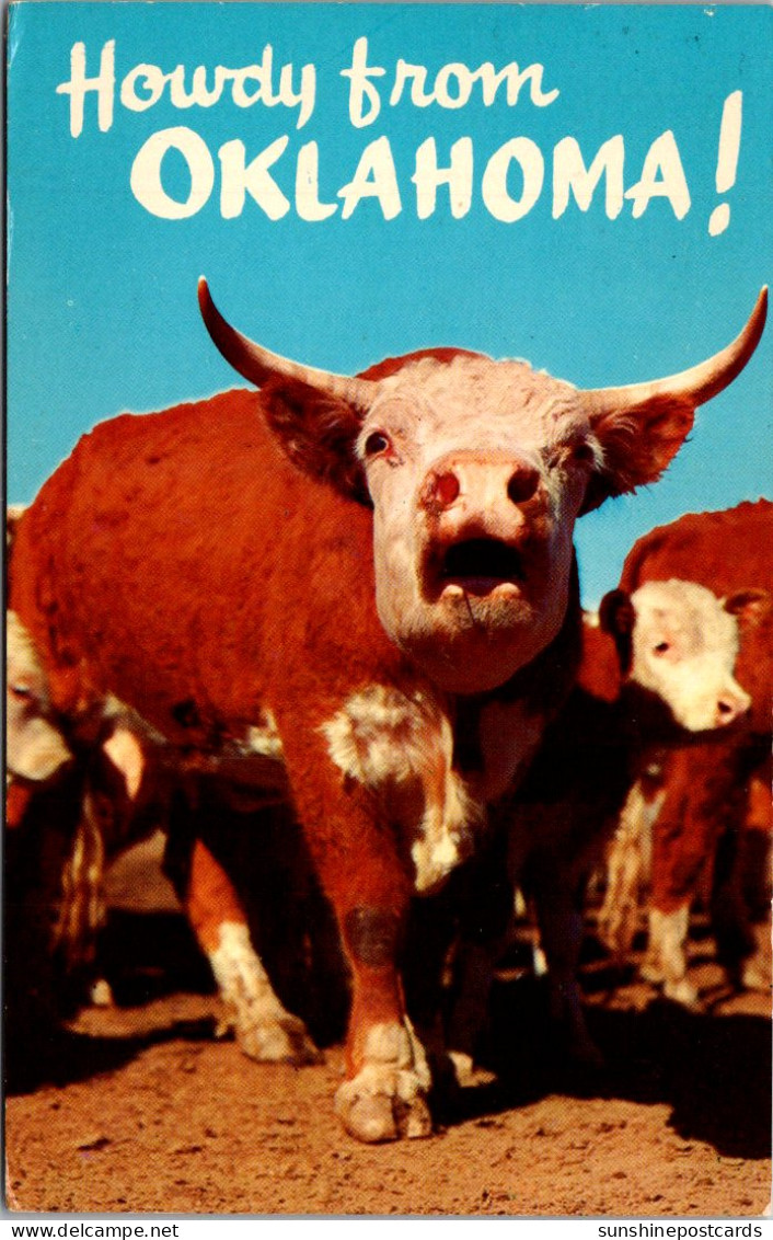 Oklahoma Howdy From An Oklahoma Hereford 1968 - Other & Unclassified
