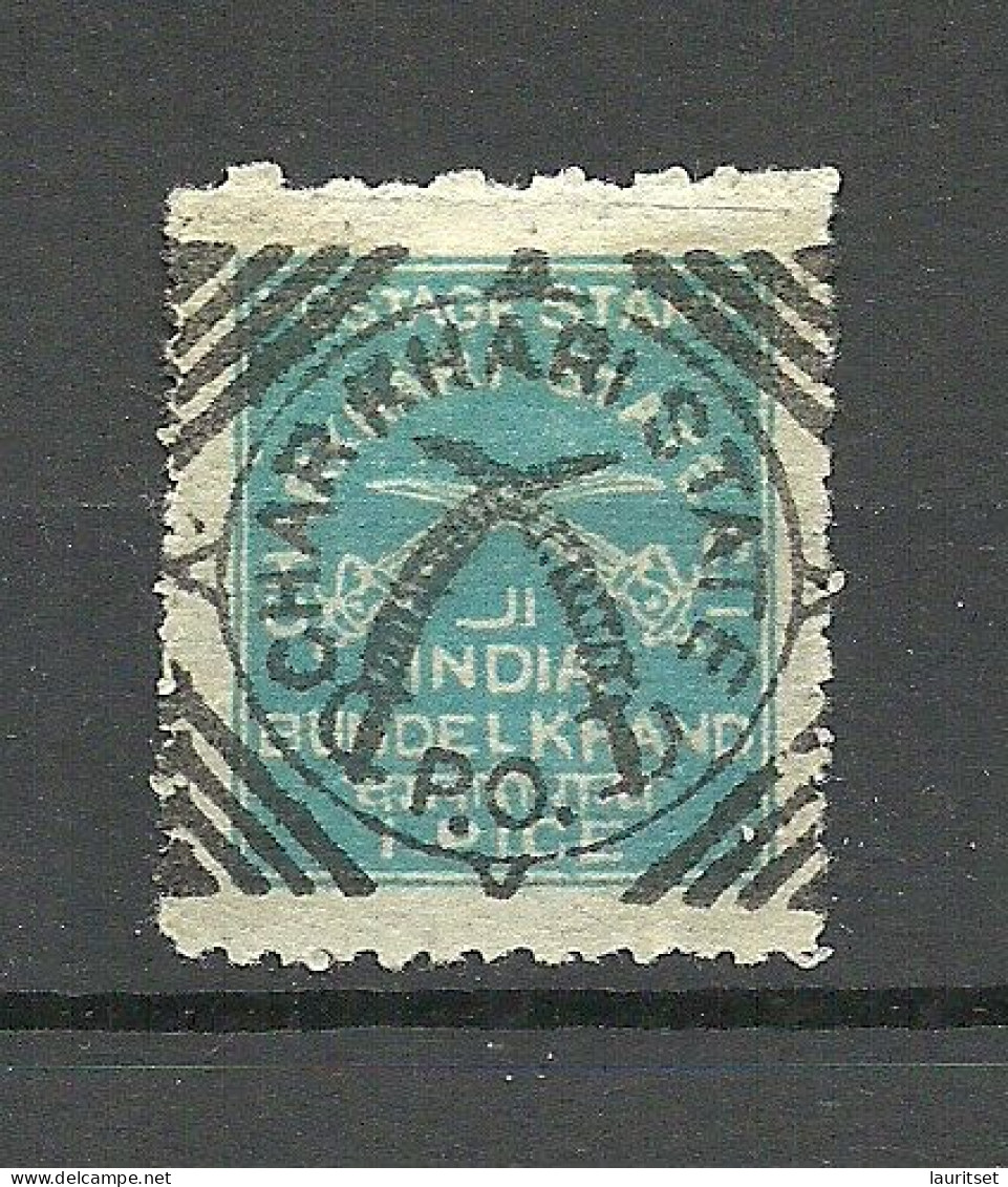 INDIA CHARKHARI 1909 Michel 7 O Nice Cancel - Charkhari