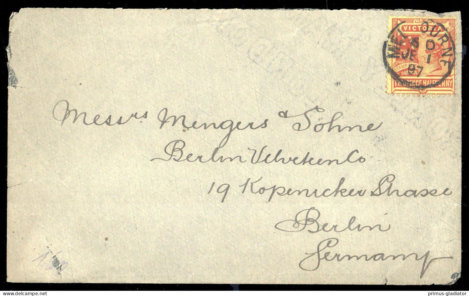 1890, Victoria, 113, Brief - Non Classificati