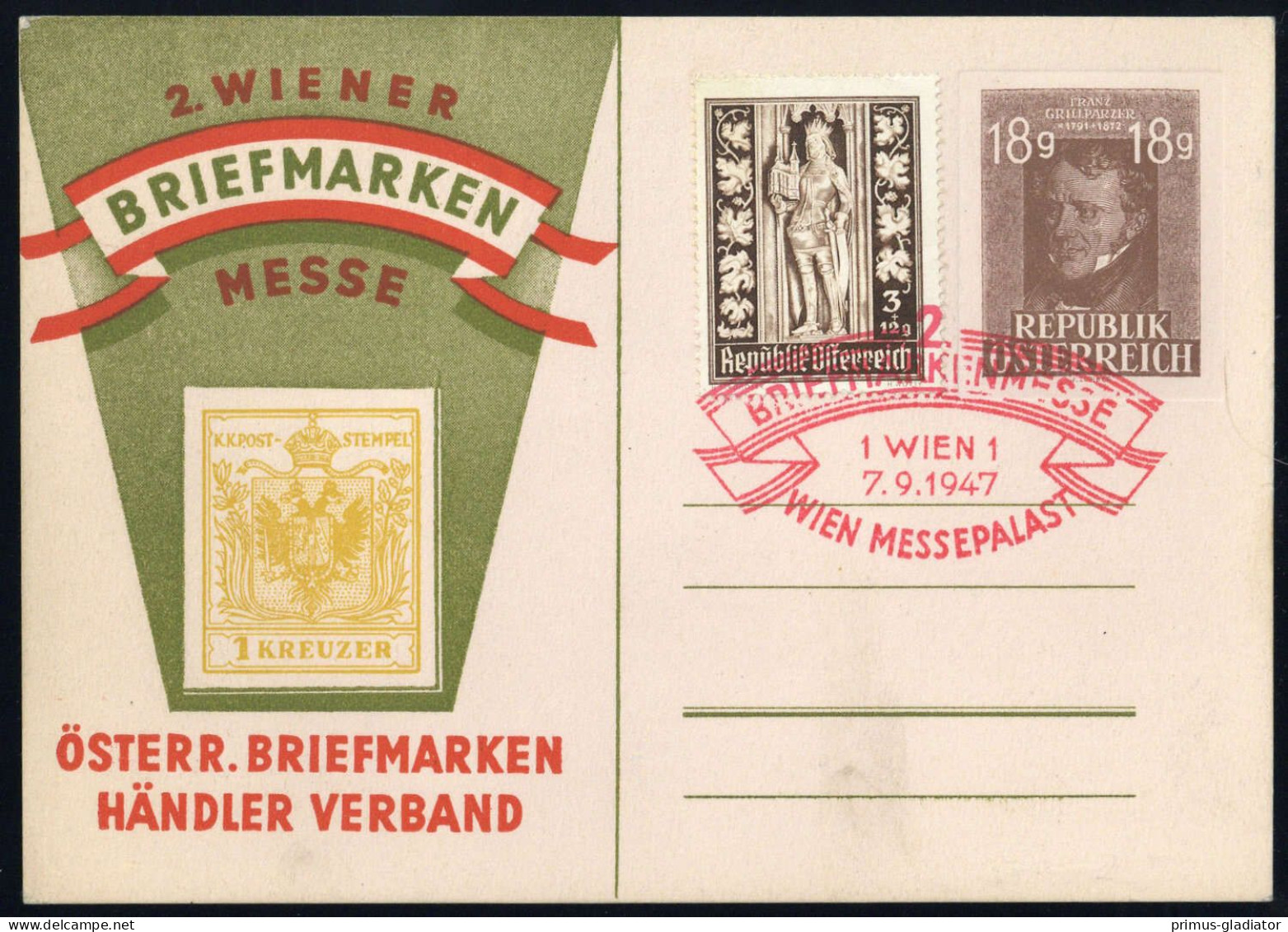 1947, Österreich, PP (802), Brief - Mechanische Stempel