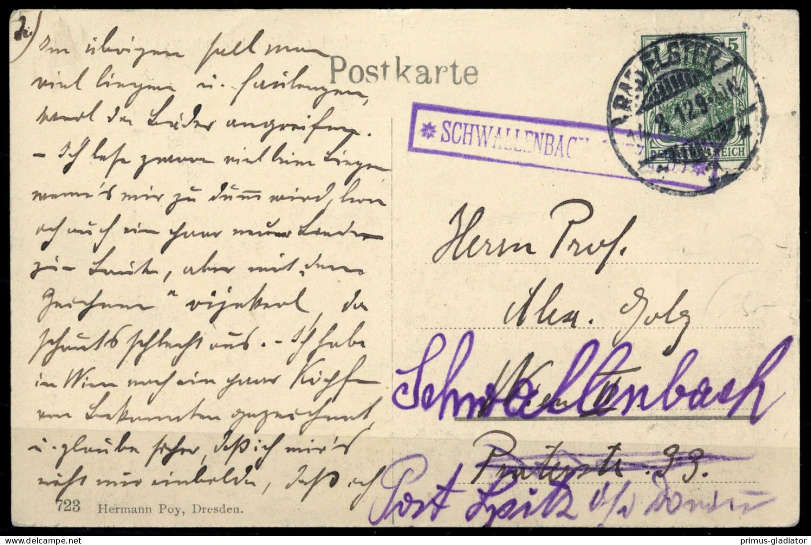 Österreich, DR 85 I, Brief - Machine Postmarks