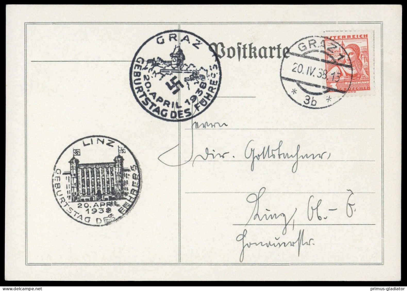 Österreich, Brief - Machine Postmarks