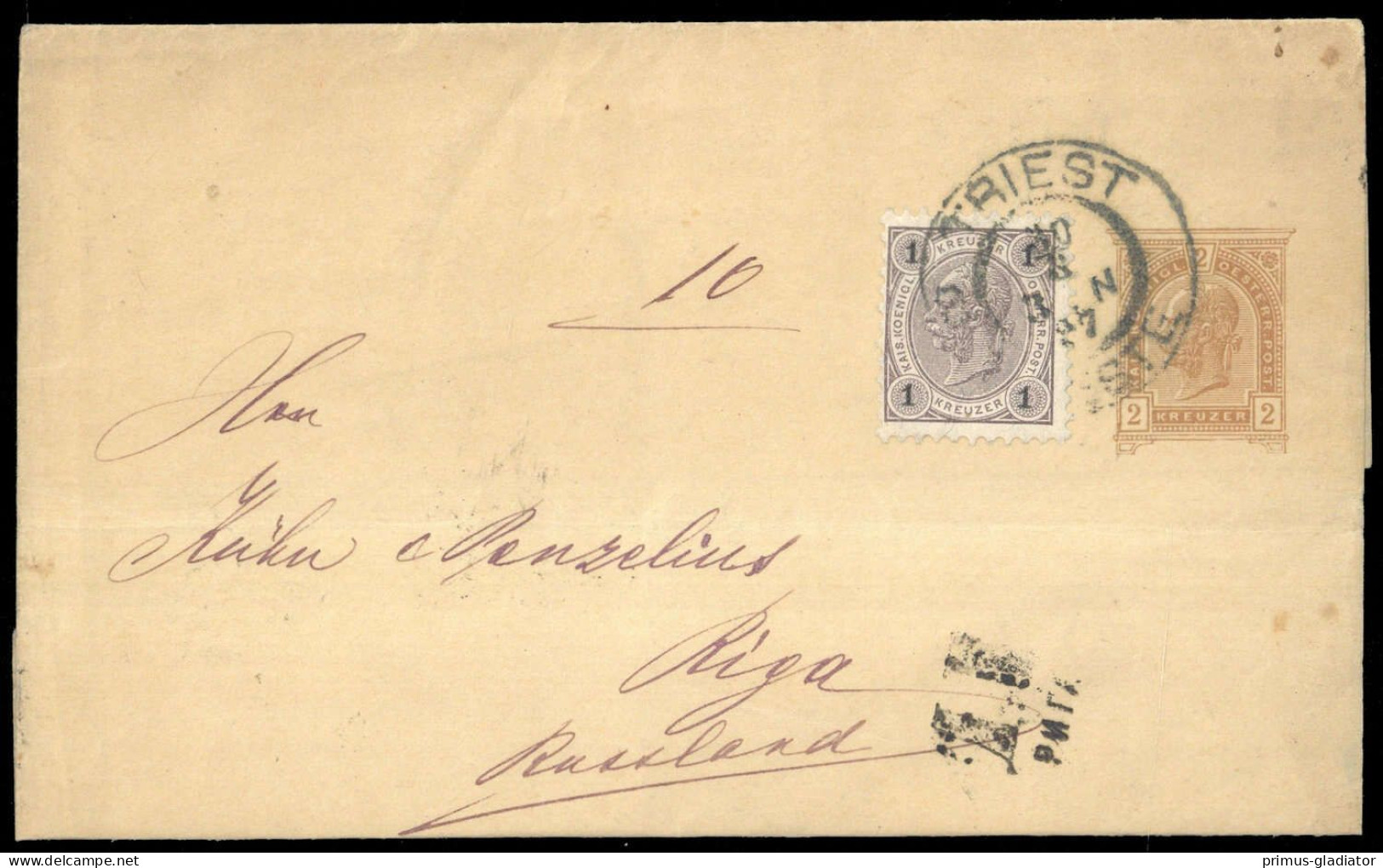 1892, Österreich, S 5 U.a., Brief - Machine Postmarks