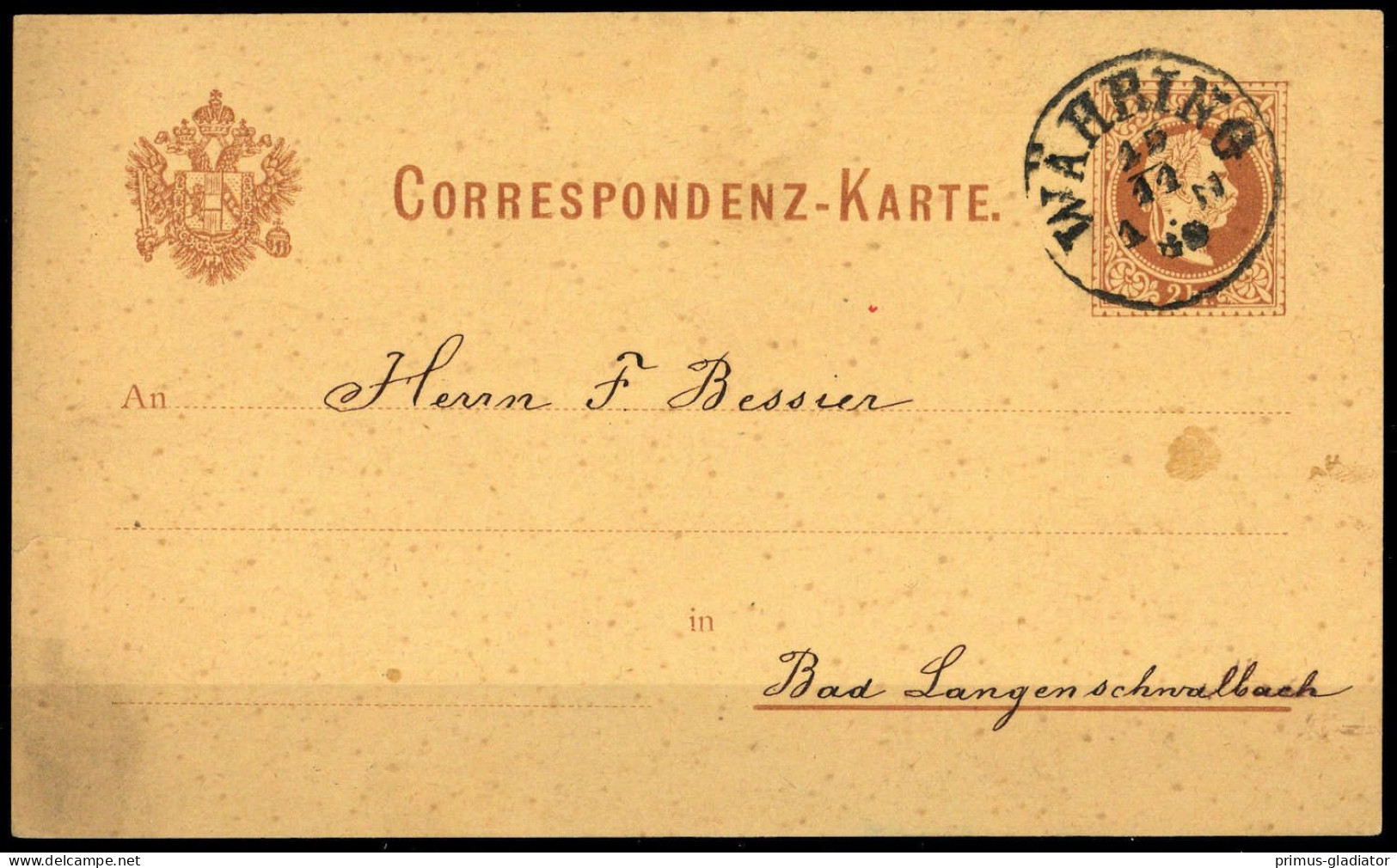 Österreich, P 25, Brief - Machine Postmarks