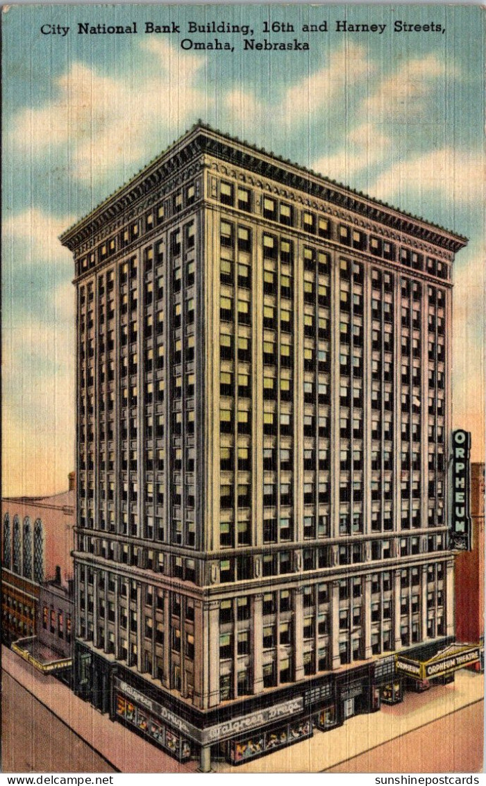 Nebraska Omaha City National Bank Building 1958 - Omaha