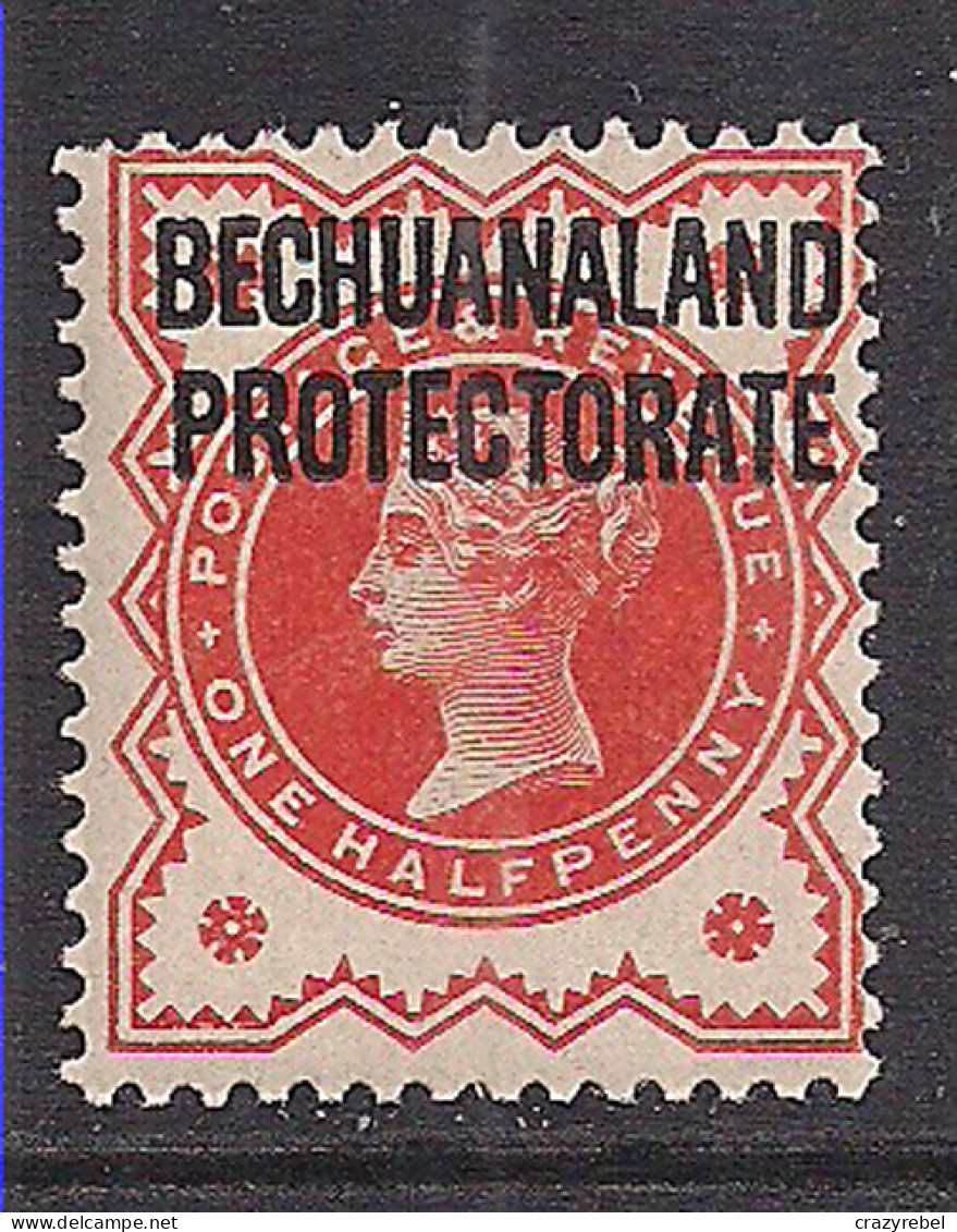 Bechuanaland 1897 QV 1/2d Vermilion Umm Ovpt Protectorate SG 59 ( F184 ) - 1885-1964 Protectorat Du Bechuanaland