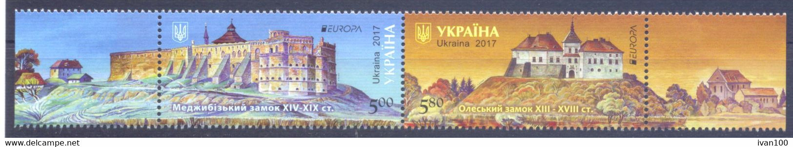 2017. Ukraine, Europa 2017, 2v, Mint/** - Ukraine